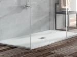 Receveur de douche, bonde centrale, haut de gamme, Largeur 75 à 200 X 75 à 100 cm, résine pleine masse anti glissante PN24, 10 couleurs, Garantie 5 ans, Livraison rapide et offerte